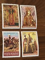 Rumänien Briefmarken, 4er Set, guter Zustand