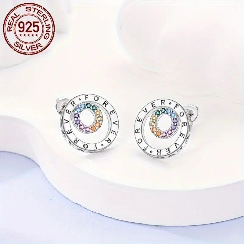 Orecchini pendenti & Orecchini a lobo: Silber Ohrringe 925 Regenbogen Forever – Nuovo e nell'imballaggio originale da Glattbrugg venduto da glu_qt2b 1