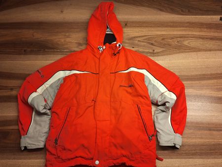Skijacke Rossignol Racing rot grau Grösse 10 gebraucht