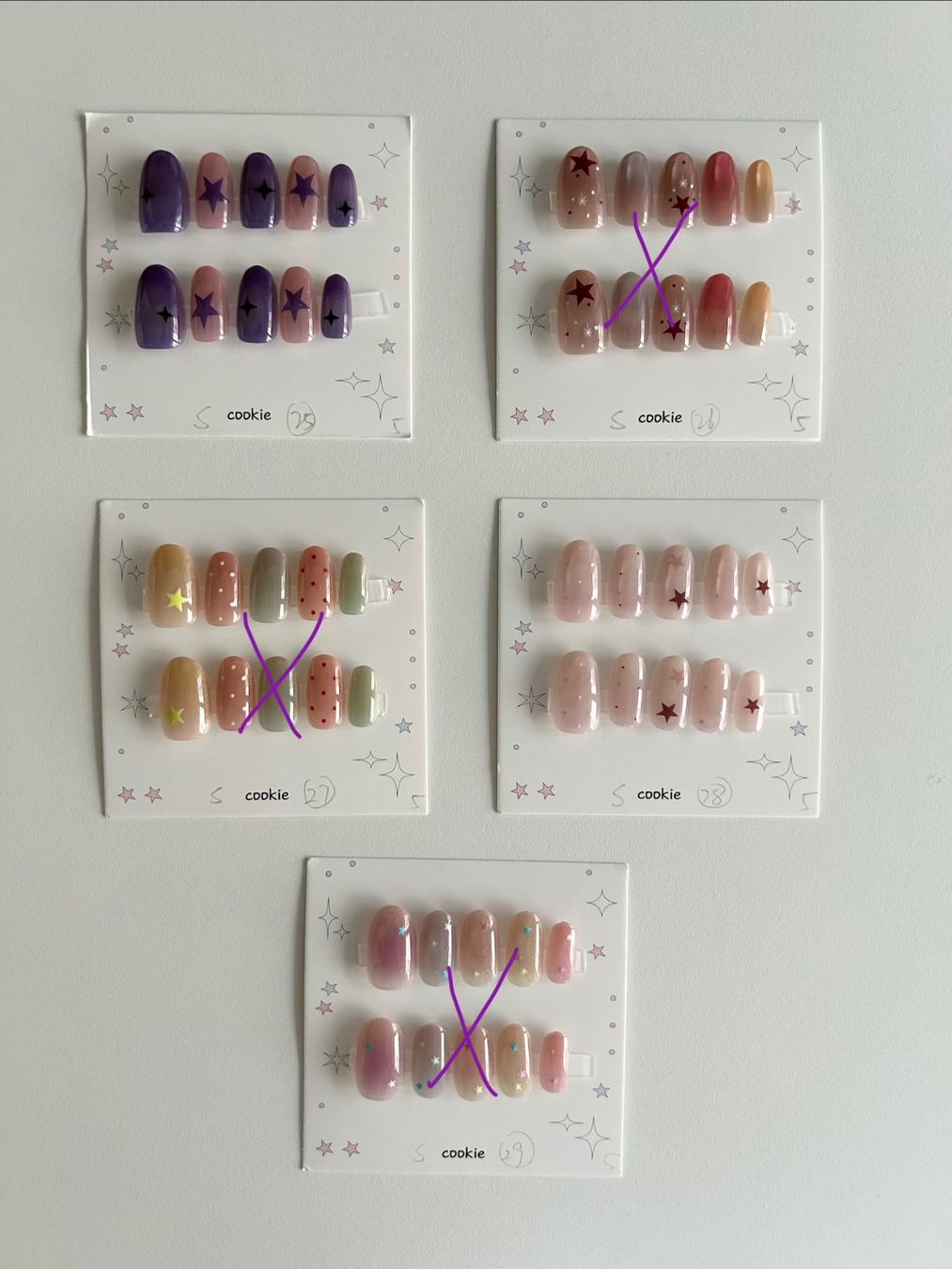 Unghie finte: Press-on nail  - New - size S – Nuovo (secondo la descrizione) da Basel venduto da lau_982w 5