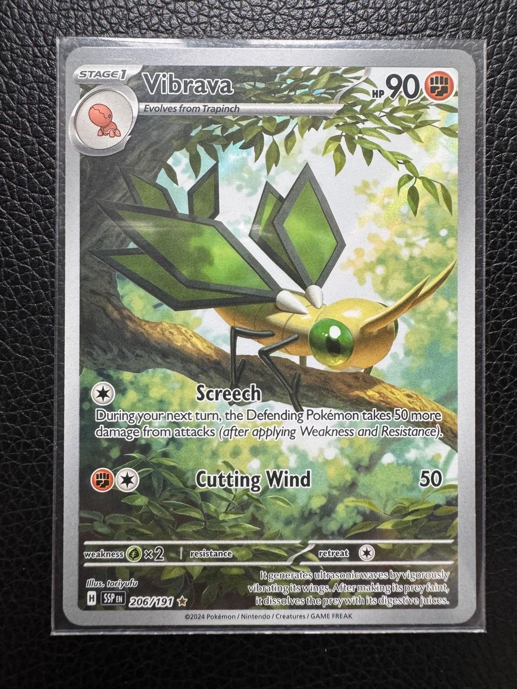 Pokémon Sammelbilder & Trading cards: Vibrava | Illustration Rare | SSP 206/191 | EN – Gebraucht aus Spreitenbach von Snacky96 1