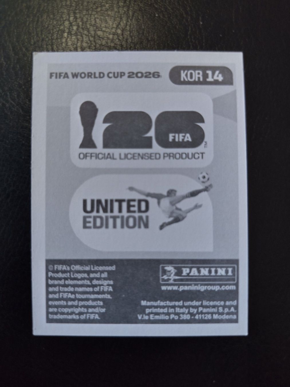 Panini Carte collezionabili: Panini FIFA World Cup 2026 KOR 14 – Nuovo (secondo la descrizione) da Matzingen venduto da Clie42 1
