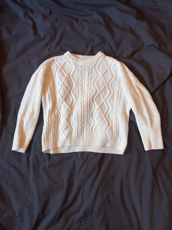 Strickpullover, cremeweiss
