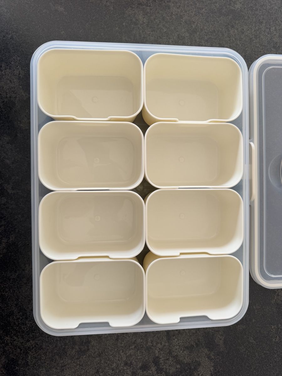 Contenitori & Simili: Praktische Lunchbox mit Fächern – Usato da Hubersdorf venduto da caruchiya 1