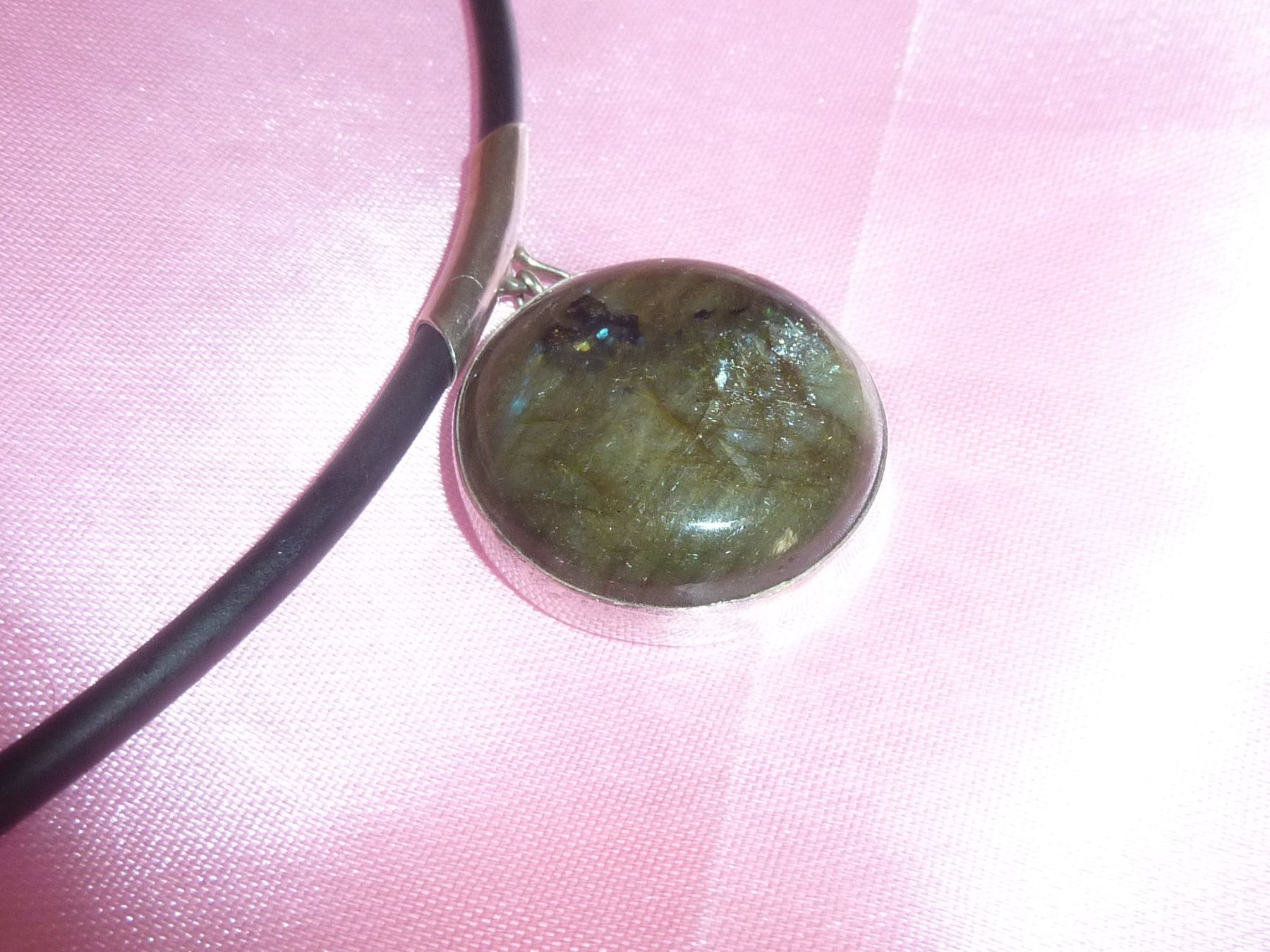Pendentifs: collier avec pendentif pierre de labradorite – D'occasion à geneve par chriztel 4