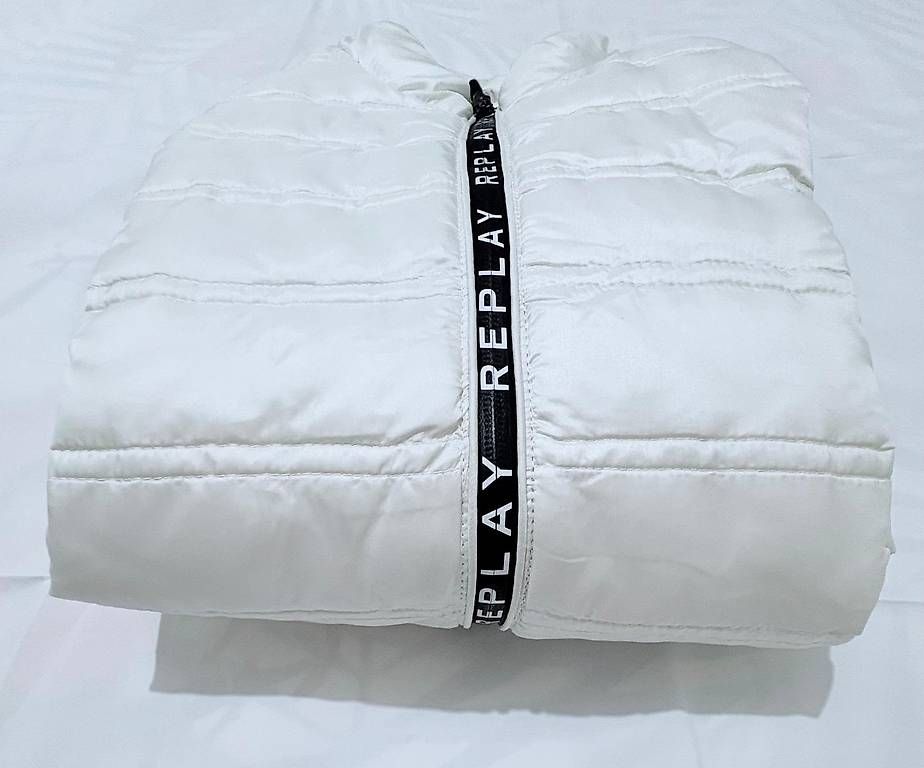 Jacken: Veste matelassée blanche Replay - Taille L – Gebraucht aus Genève von dre_gk92 2
