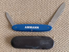 Vintage Taschenmesser Sackmesser VICTORINOX Reklame AMMANN