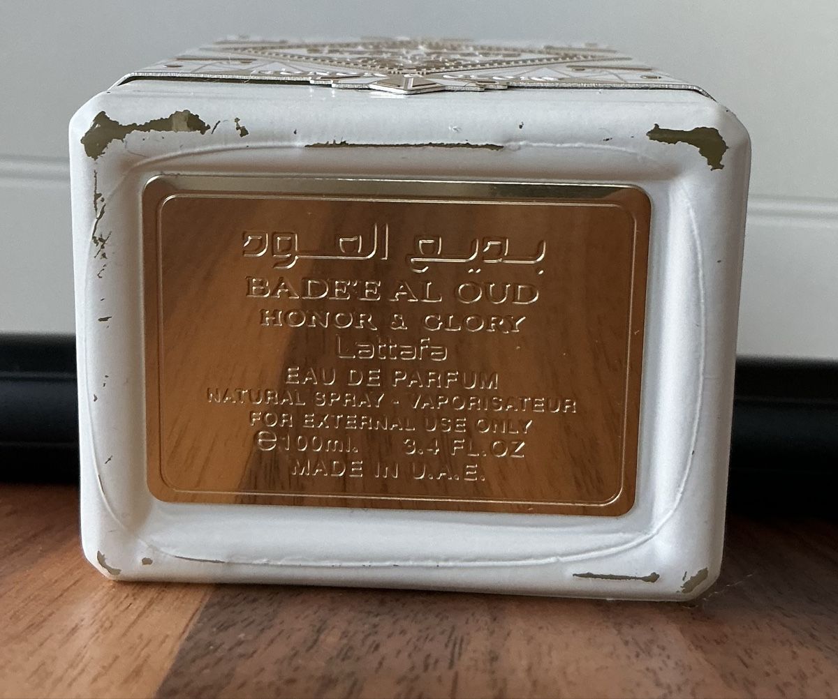 Lattafa Parfum & Eau de Toilette: Lattafa Bade'e Al Oud Honor & Glory, Eau de Parfum 100ml – Gebraucht aus Zürich von profumo 1