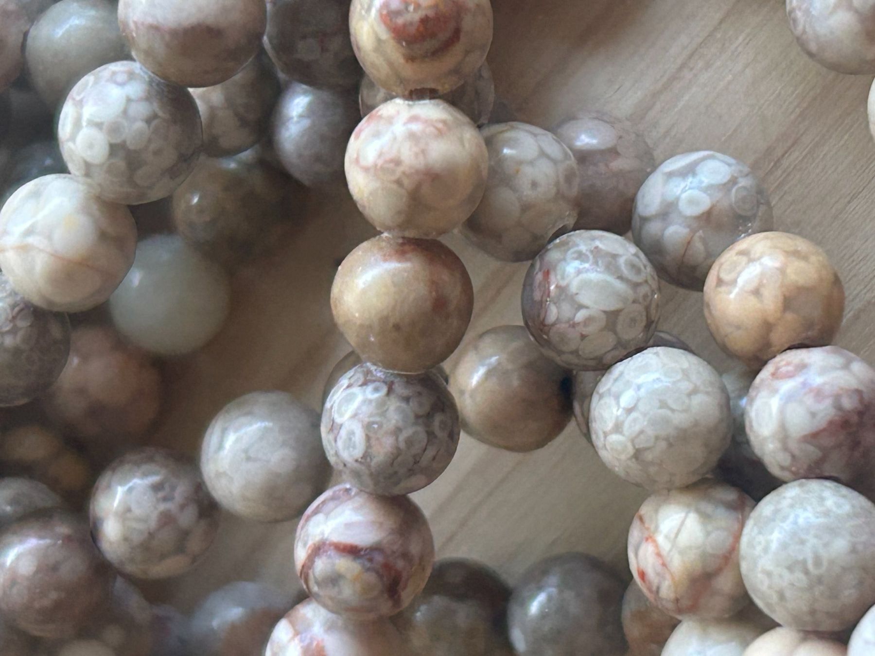 Minerali & Pietre curative: Strang echte Maifan beads 6 mm – Nuovo e nell'imballaggio originale da Niederrohrdorf venduto da Ytobi 1