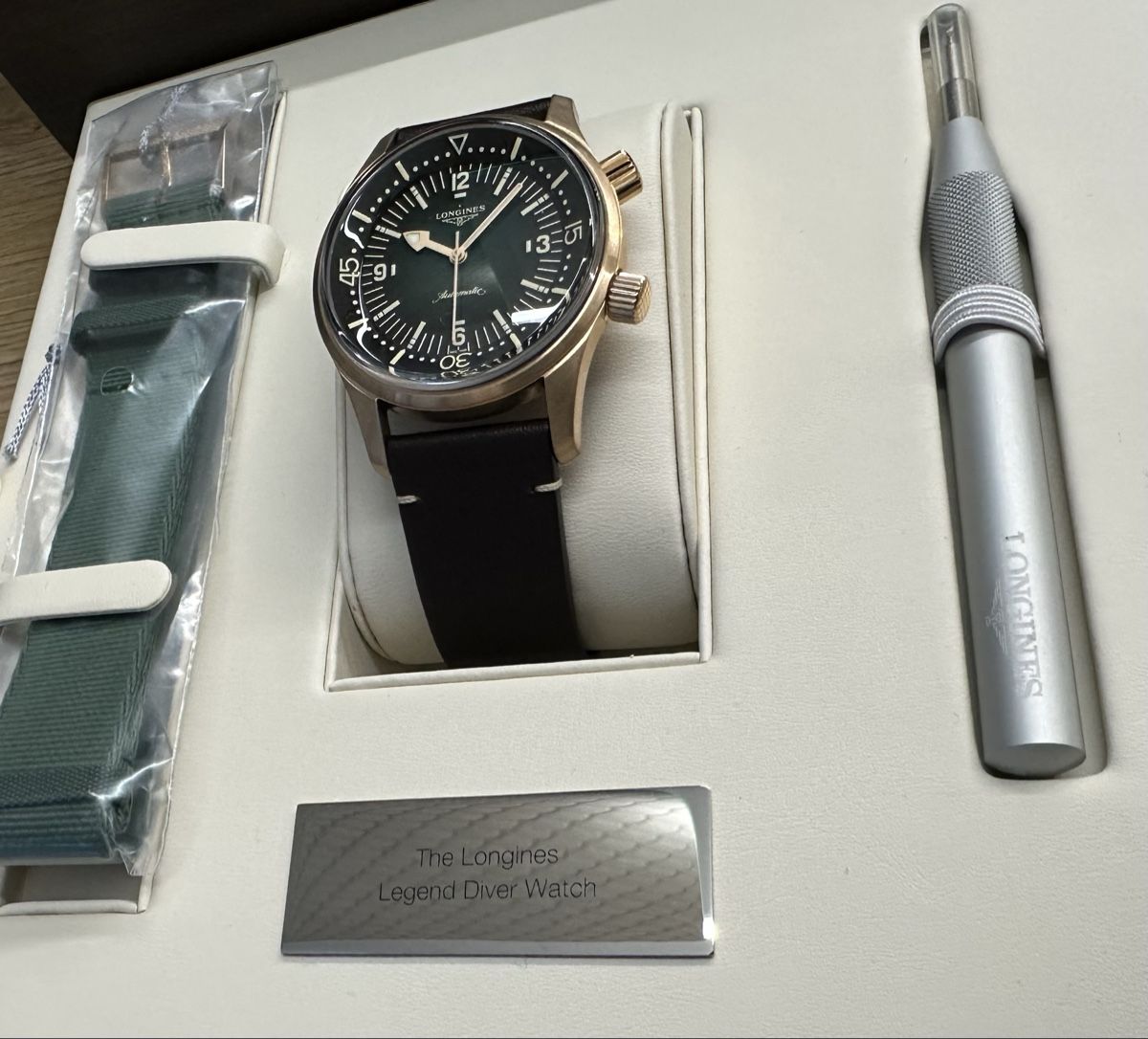 Longines Orologi: Longines Legend Diver, Bronze et Titane – Nuovo e nell'imballaggio originale da Sion venduto da BricEnBroc 2