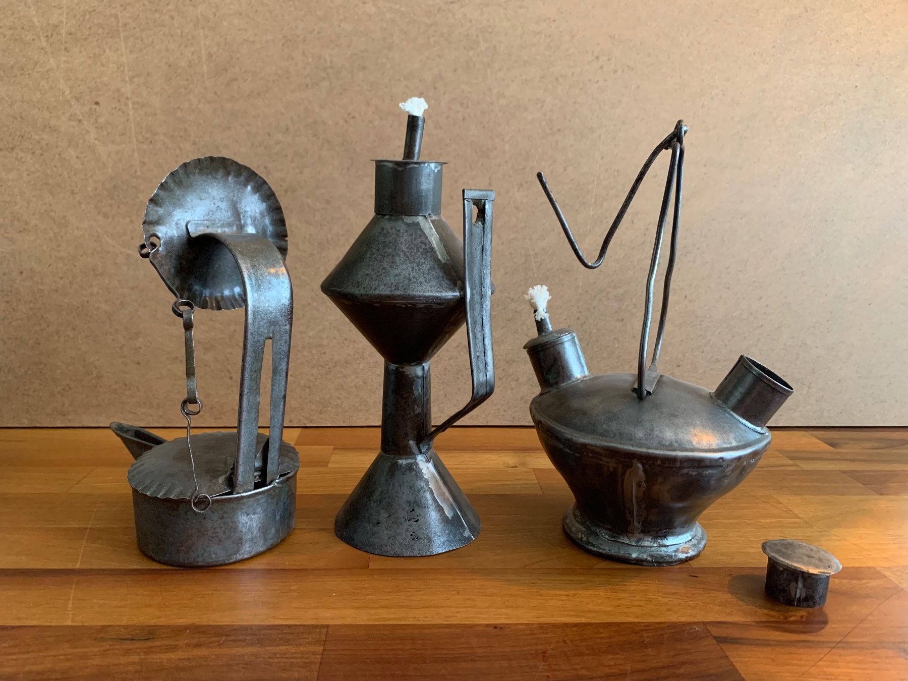 Lampade: 3 Öllampen – Usato da Winterthur venduto da sommer_2019 1