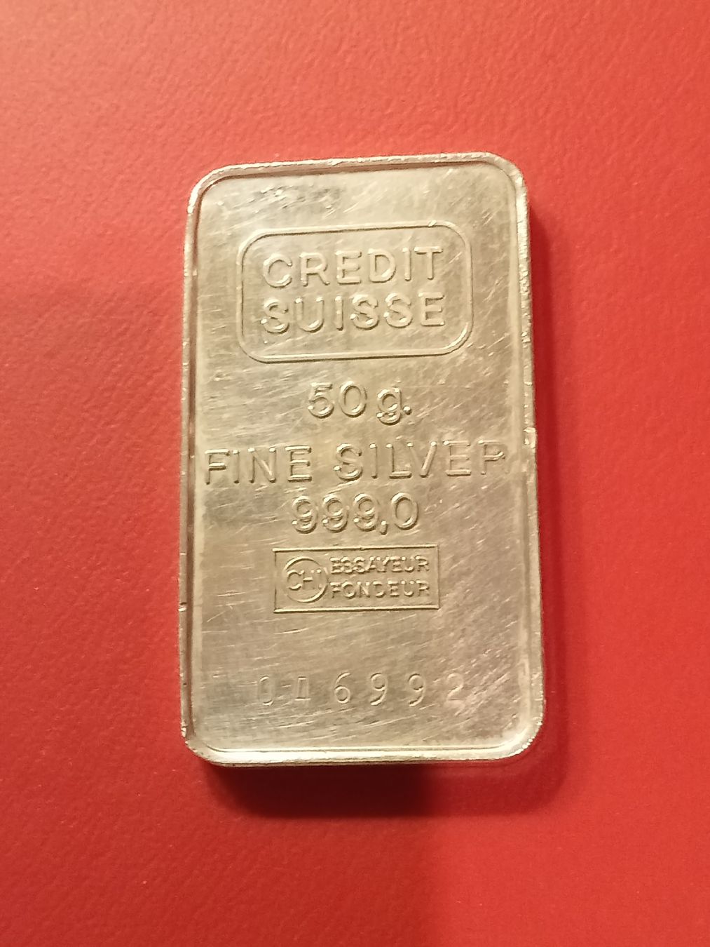 Edelmetalle: 50 gr Silberbarren  – Gebraucht aus Alpnach Dorf von ake-7x7v