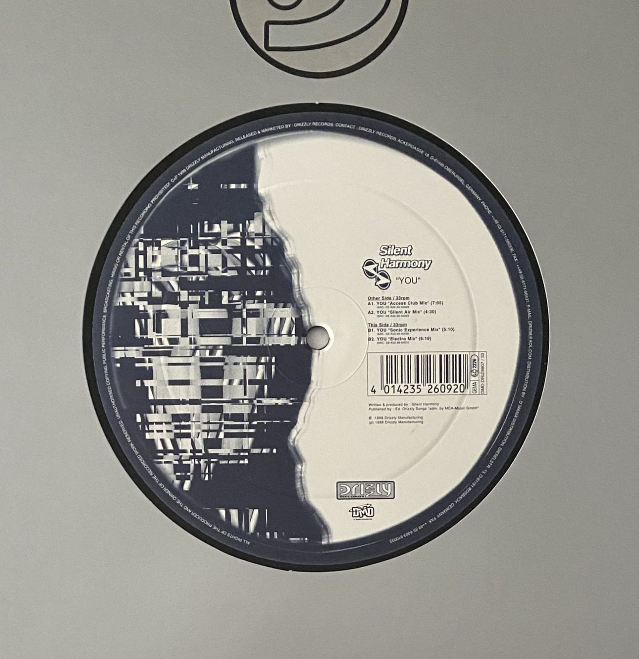 Schallplatten: Silent Harmony, You (Trance) – Gebraucht aus Flums von Empe1 2