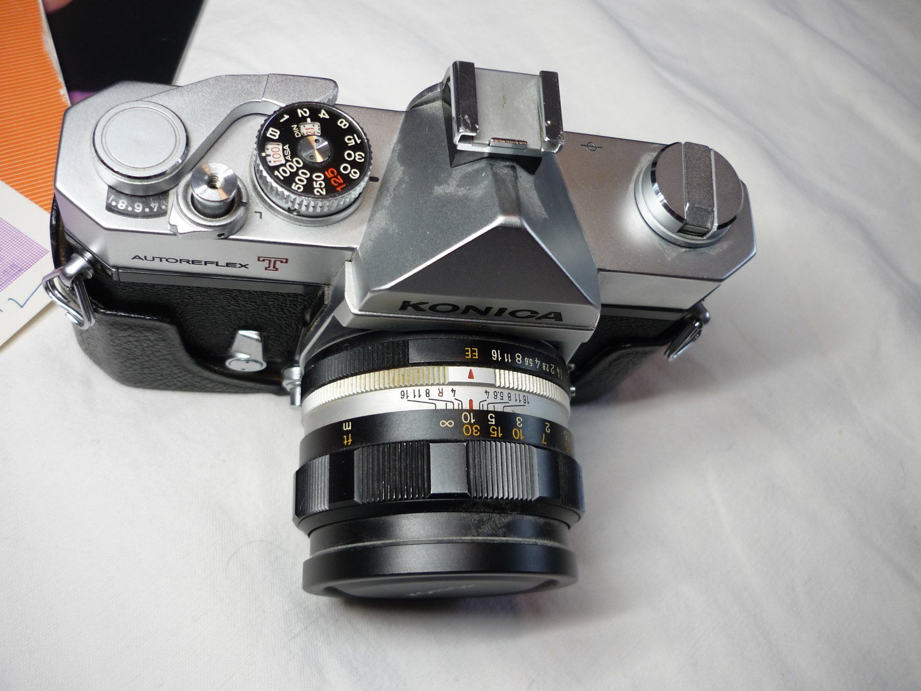 Konica Kamera: Fotokamera - Konica Autoreflex T - Top Kamera – Gebraucht aus Beringen von Flatretriever 6