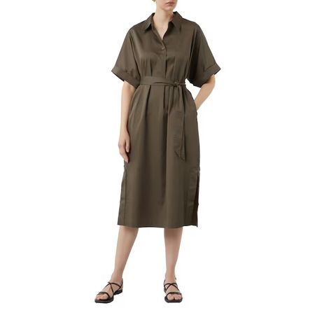 Comma Sommerkleid, mit Bindegürtel
