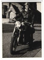 Fotografie Motorrad Norton, kradfahrer m