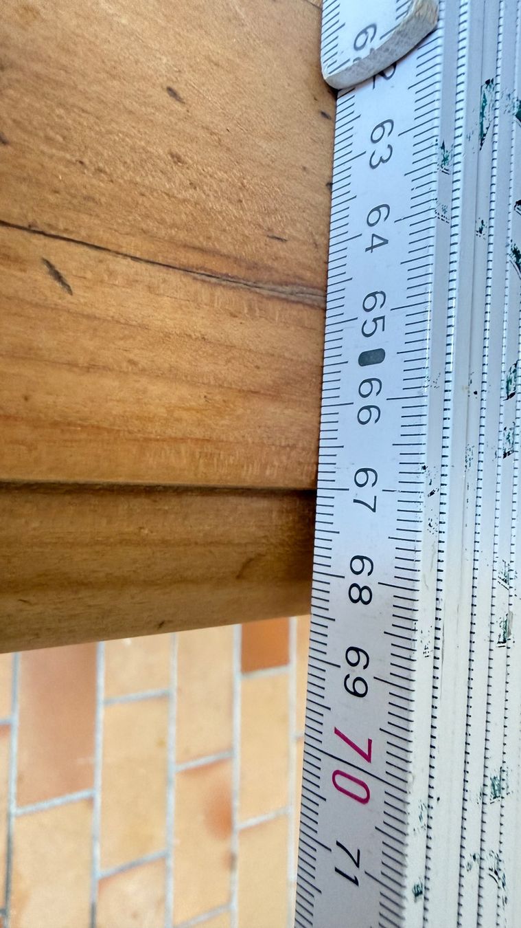 Tavoli: Tisch - Holz mit Metallgestell gebraucht – Usato da Oberhasli venduto da Kantenspringer 4