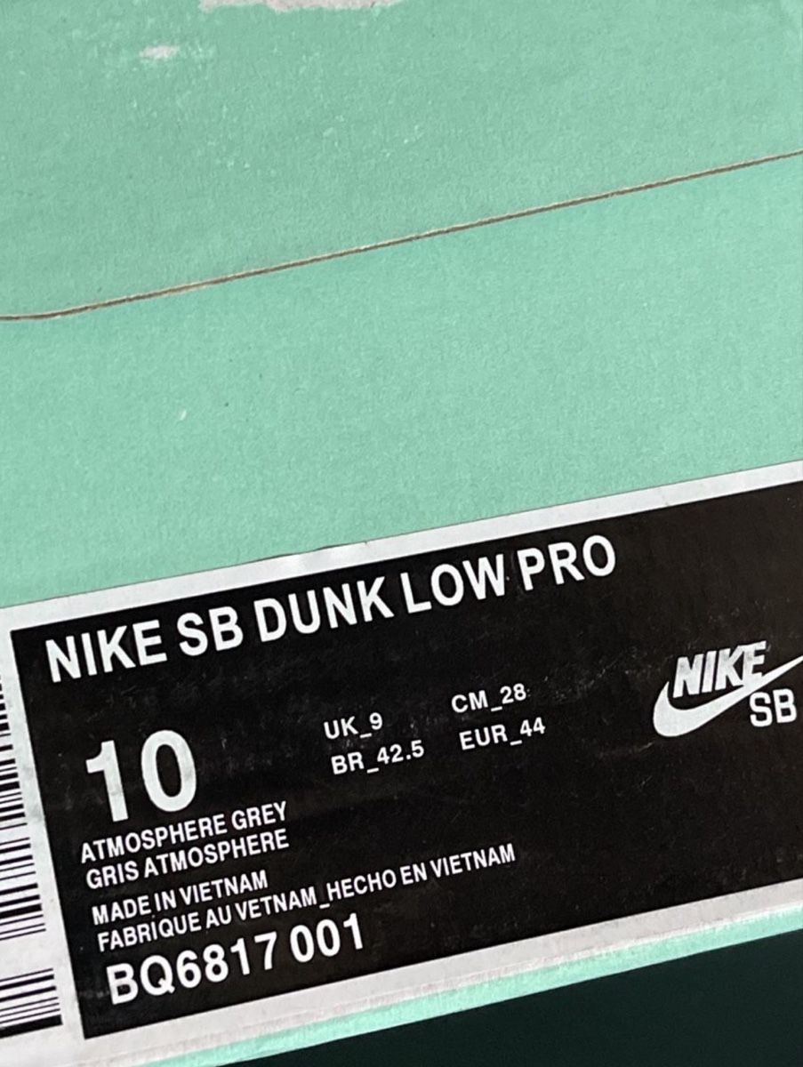 Nike Scarpe da uomo: Nike SB Dunk Low Pro Atmosphere Grey, Gr.44, NEU! – Nuovo e nell'imballaggio originale da Wallbach venduto da Nenex 5