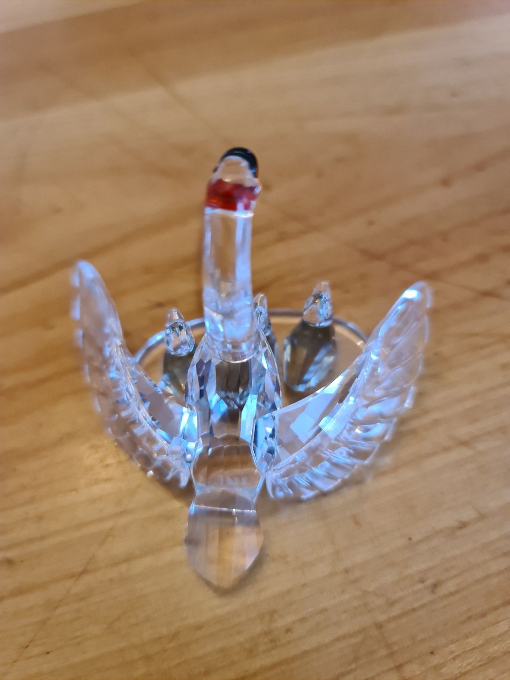 Swarovski Statuette: Swarovski Figur Schwan mit Familie – Usato da henau venduto da Rockj 2