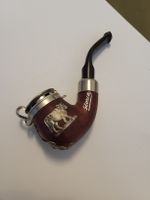 Pfeife Gloria mit Tiermotiv und Deckel neu Bauerpfeife