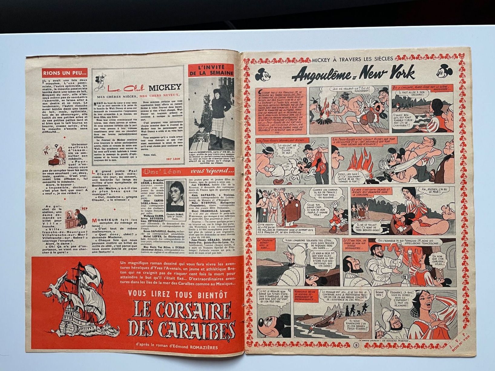 Fumetti: Micky Maus Comic: Le Journal de Mickey No 766 von 1967 – Usato da Baar venduto da bricksandmore 1