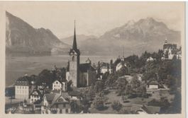 AB 84 Weggis und der Pilatus, ca. 1920