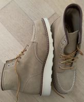 Red Wing Moc Toe Boots Beige Suede 37.5 number  New