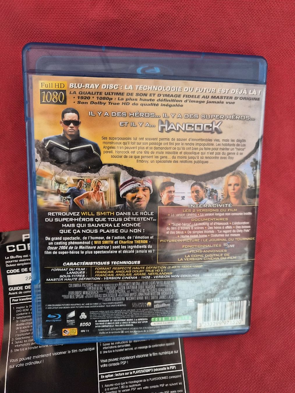 Alle DVDs: Film Blu-ray Hancock Will Smith version longue  – Gebraucht aus La Joux FR von car_ck96 2