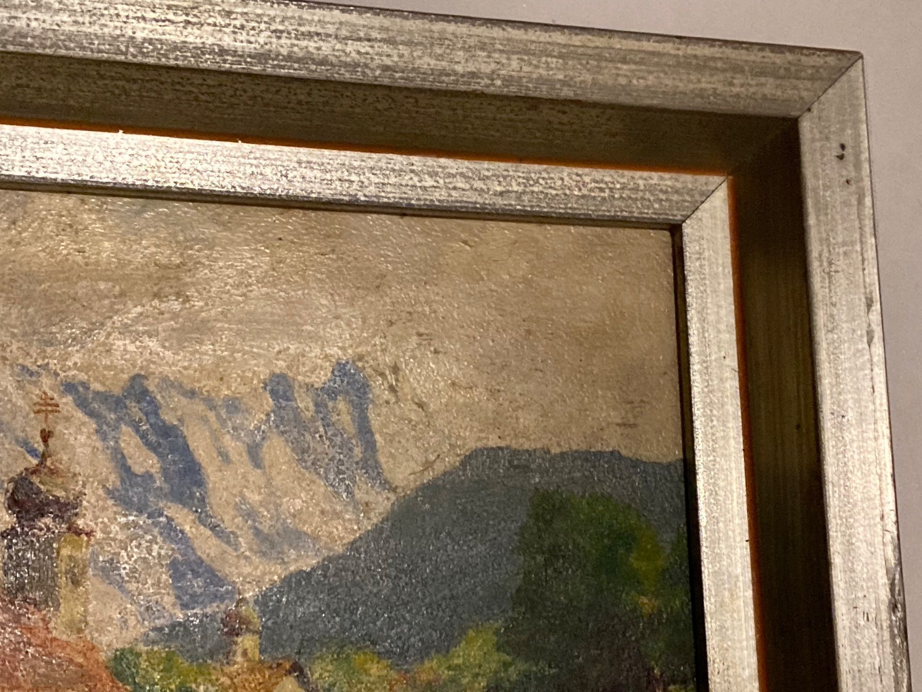 Gemälde: Landschaftsgemälde signiert Kapelle – Gebraucht aus Hirzel von pjn_d7xp 3