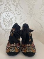 ETRO Luxus Ankle Boots Gr. 39 – Perlenstickerei