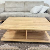 Couchtisch mit Rollen – Holzoptik / guter Zustand