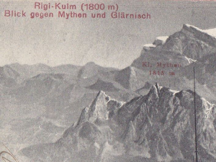 Cartes postales: 1910   1 August  Ansichtskarte Rigi- Kulm gelaufen – D'occasion à Adliswil par Aenti 4