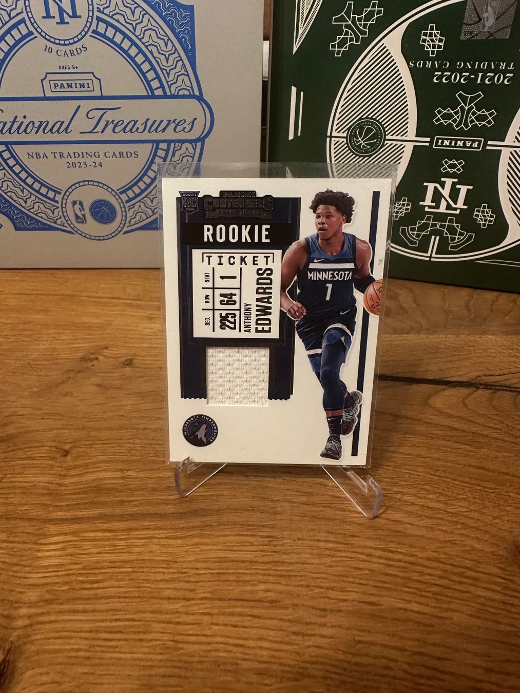 Nba Sammelbilder & Trading cards: Carte Anthony Edwards Rookie Contenders patch – Gebraucht aus Vullierens von Gaara04