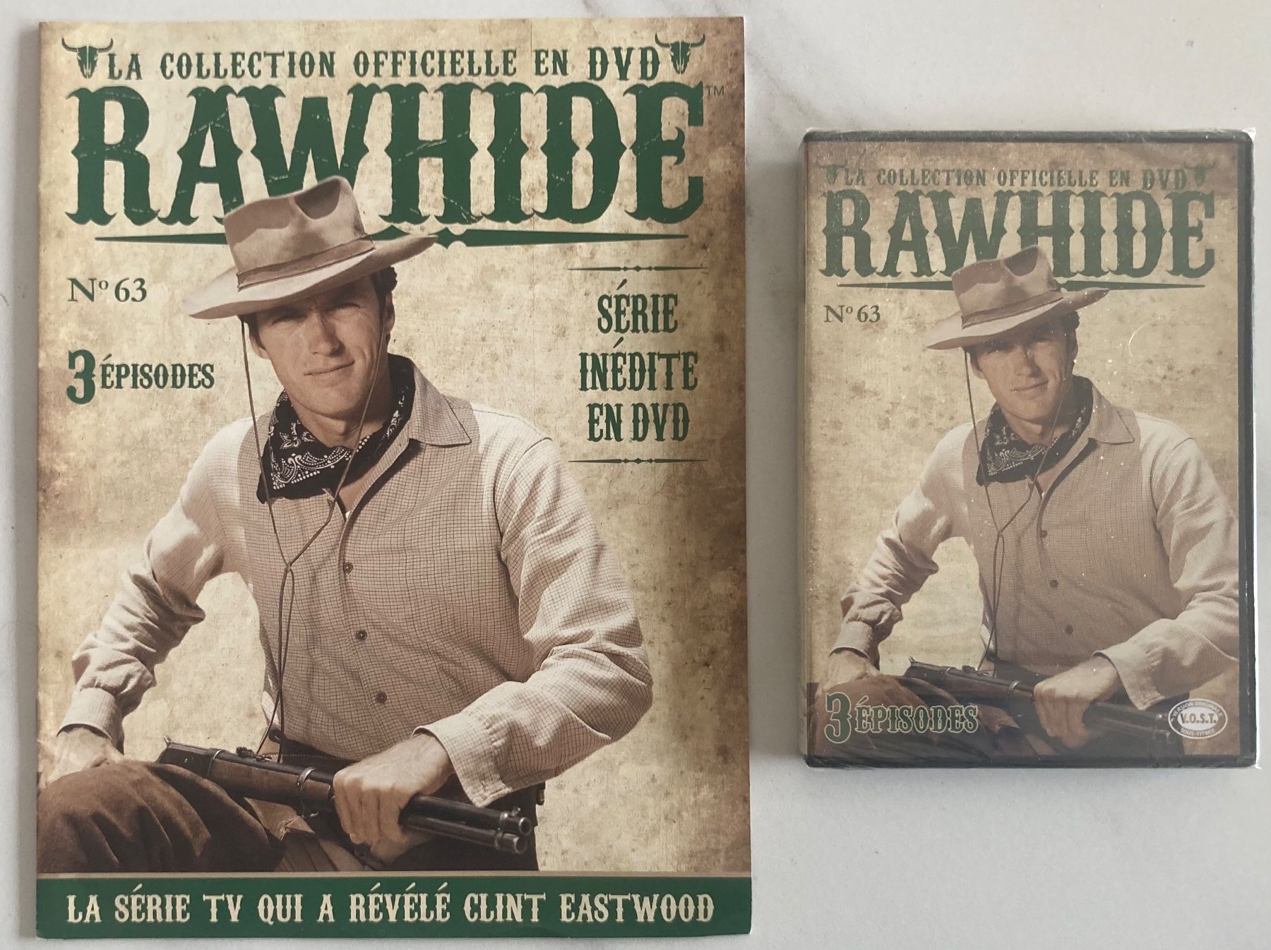 Tutti i DVDs: CLINT EASTWOOD - RAWHIDE N°63 – Usato da Poliez-Pittet venduto da Newtown-Records