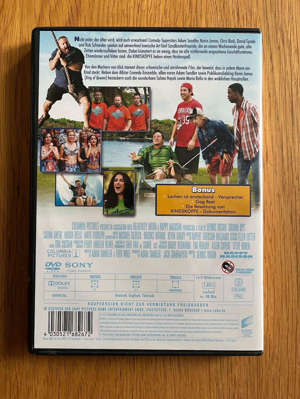Alle DVDs: Kindsköpfe – Gebraucht aus Appenzell von Anchara 1