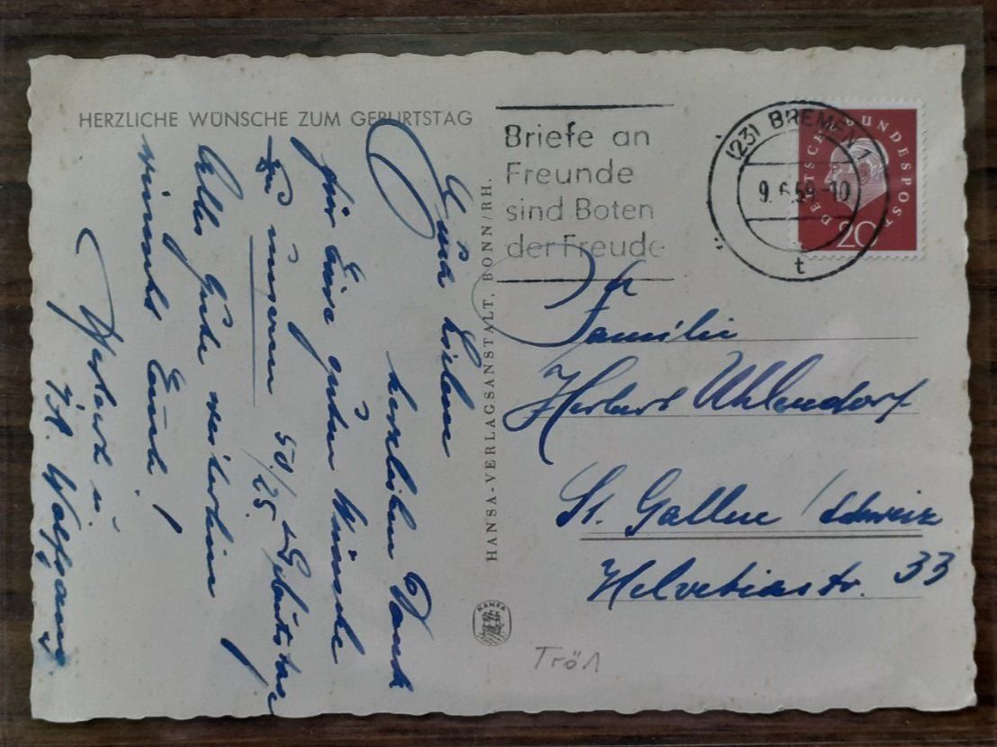 Cartes postales: Ansichtskarte Micky Maus 1959 – D'occasion à Mörschwil par lindaswunderkiste 1