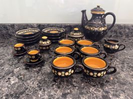 Wunderschönes Tee- und Kaffeeservice Mini,Keramik,Handbemalt