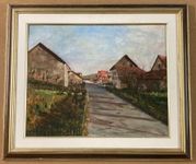 Gemälde von Moser, Landschaft mit Bauernhäusern (ID 6457)