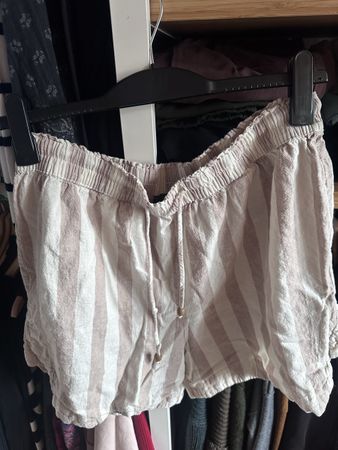Short Baumwolle Leine Gr. XL, Beige, Vero Moda