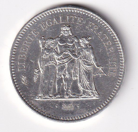 Tutti le monete: Frankreich 50 ffr Hercule 1974 s-ss – Usato da Neuchâtel venduto da karlpierrino