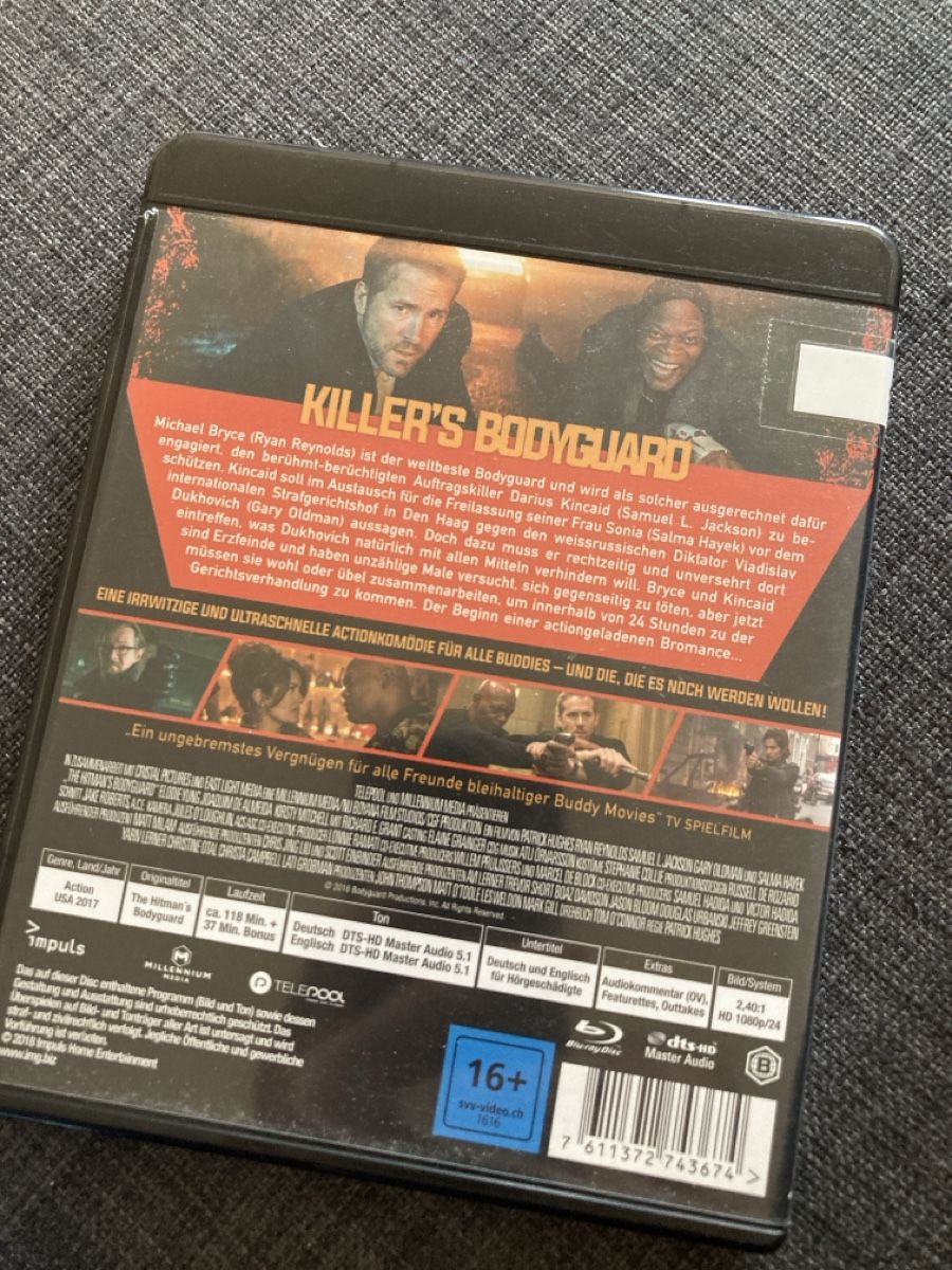 Tutti i DVDs: Blu-ray Killer‘s Bodyguard – Usato da Zürich venduto da LaraS30 1