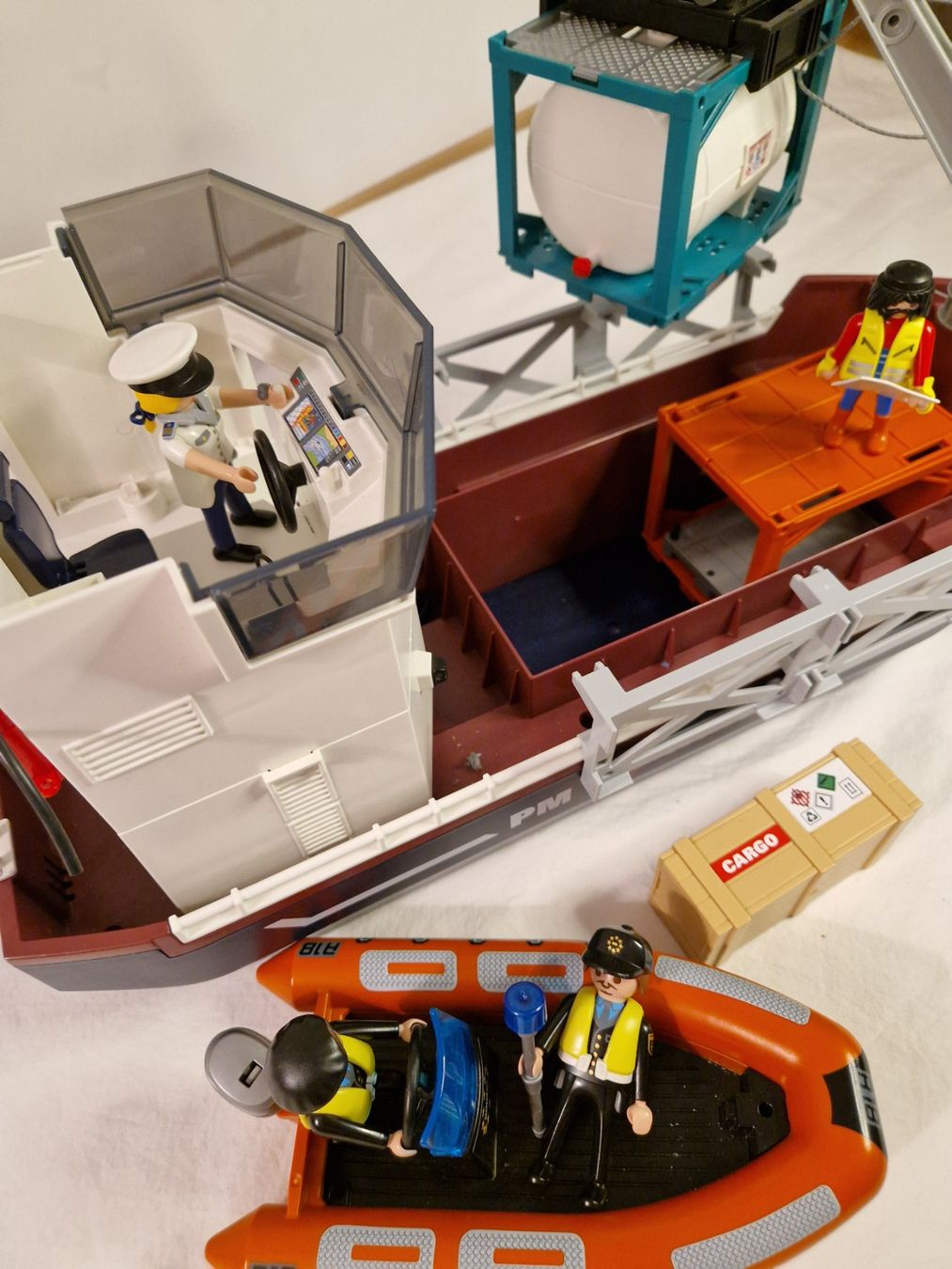 Playmobil Giocattoli: Playmobile Containerschiff PLUS Leute! – Nuovo (secondo la descrizione) da Zollikon venduto da jhb_5b7c 1