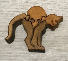 Katze Puzzle 5teilig Holz