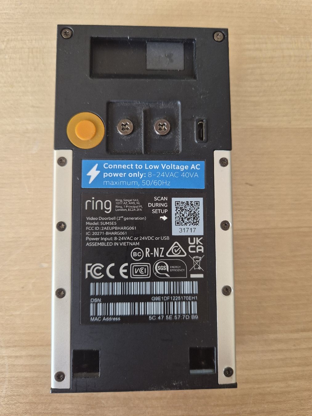 Caméscopes: Ring Doorbell Videotürklingel – Neuf (Voir description) à Laupen ZH par Till_keller 3