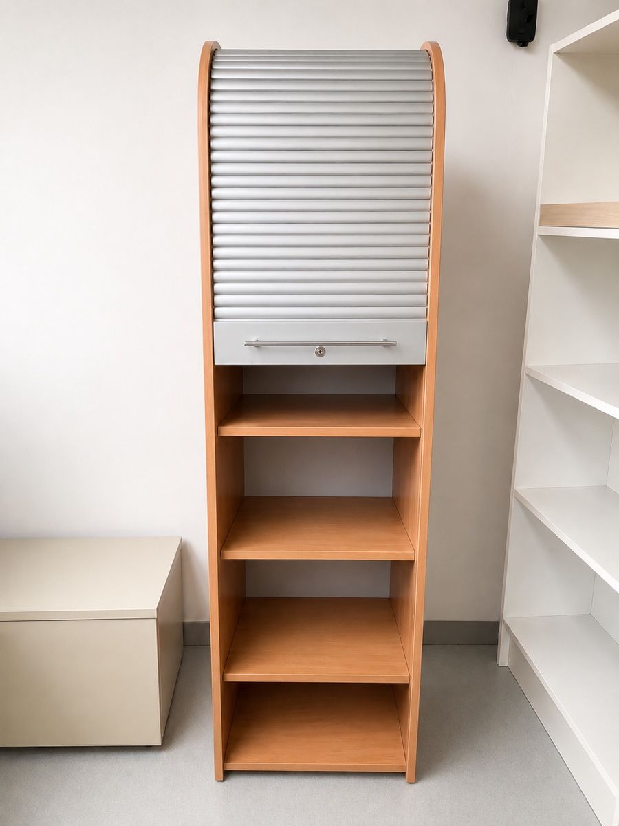 Étagères: Rolladenschrank mit Regal Buche/Silber – D'occasion à Dübendorf par TOezdemir 1