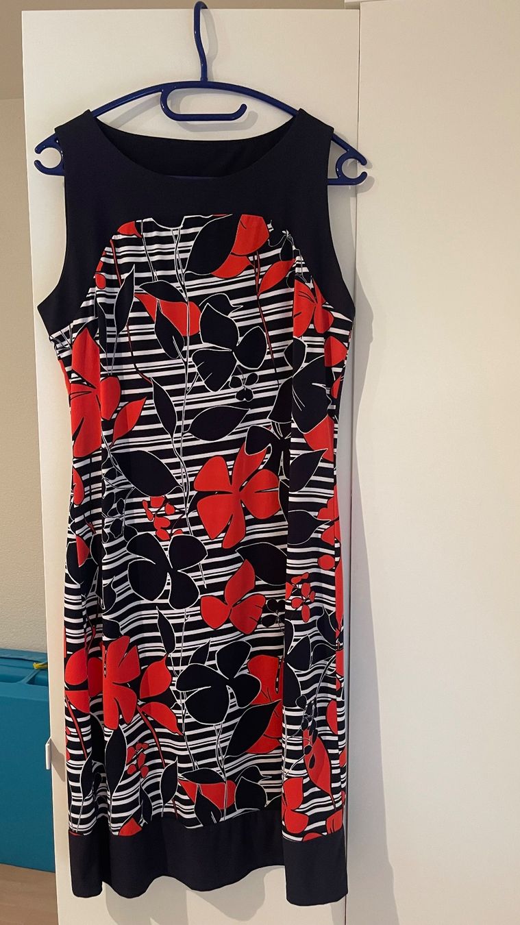Gerry Weber Vestiti: Kleid Gerry Weber  Grösse 38 rot schwarz weiss – Nuovo (secondo la descrizione) da Wetzikon ZH venduto da Schrungus
