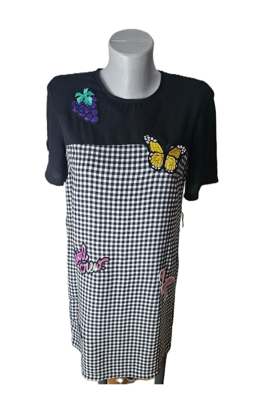H&M Vestiti: cooles Kleid Karo + Pailletten Gr. 34 H&M – Usato da Füllinsdorf venduto da Sunnebliemli7