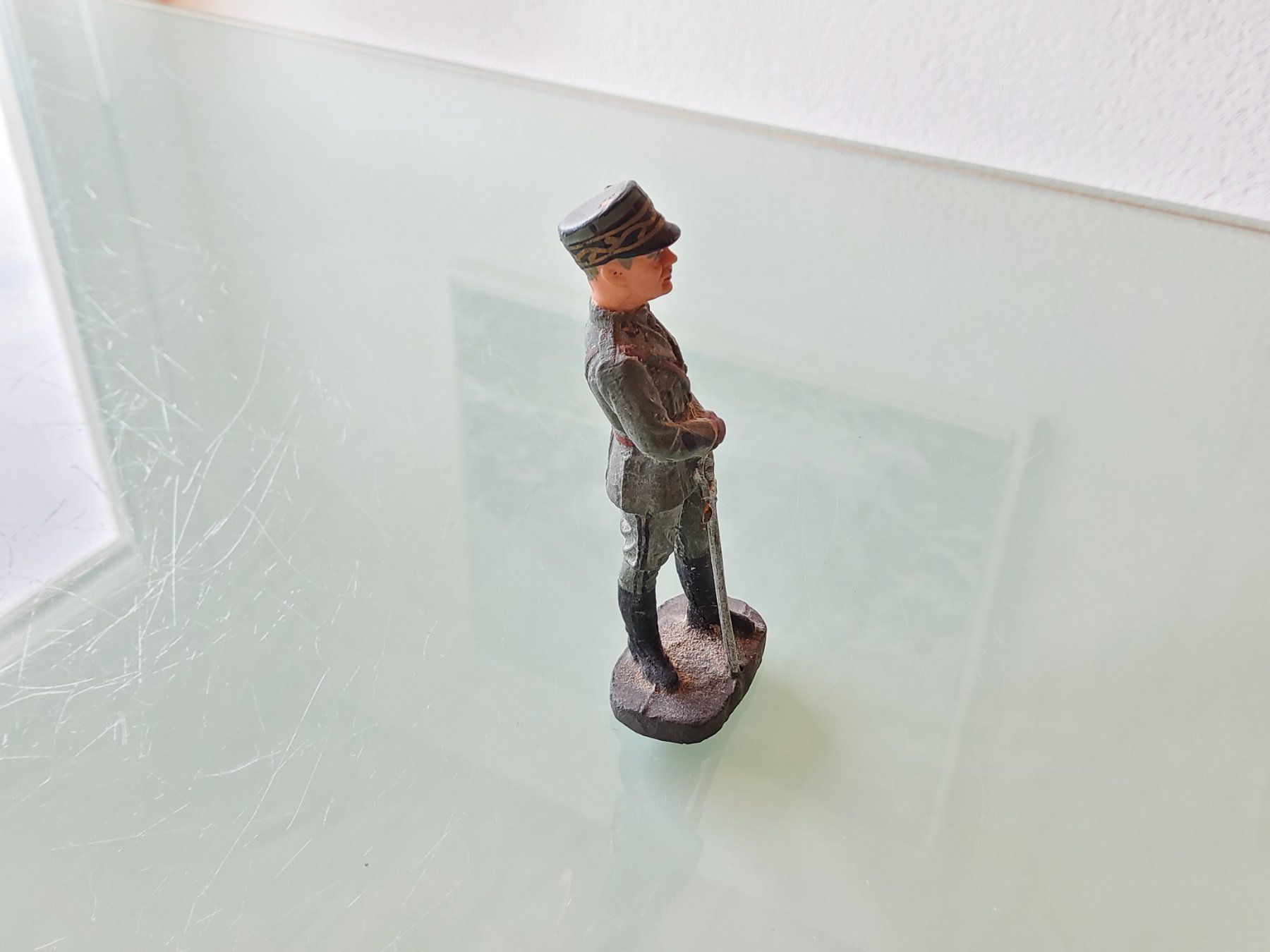 Elastolin Spielzeuge: Ancienne figurine en Elastolin, général Guisan  – Gebraucht aus Malleray von Broc-Mo 4