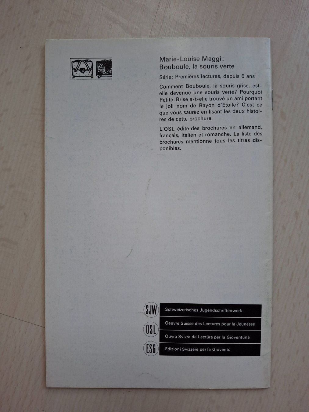 Livres: Kinderbuch Bouboule, la souris verte – D'occasion à Walterswil SO par Jerry_maus 1
