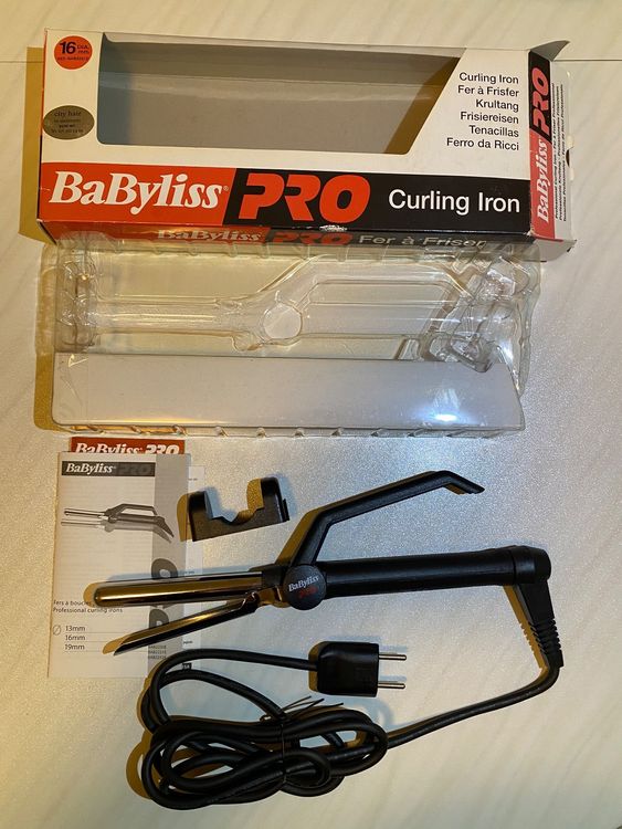Babyliss pro curling iron 16mm kaufen auf ricardo